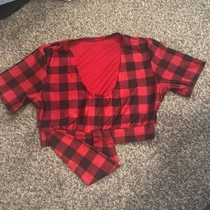 Twin Peaks Girl Buffalo Plaid